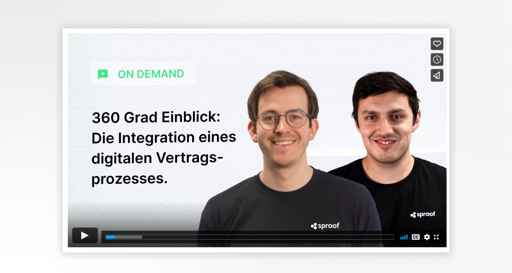 Thumbnail Webinar-Video sproof sign 360 Grad Einblick